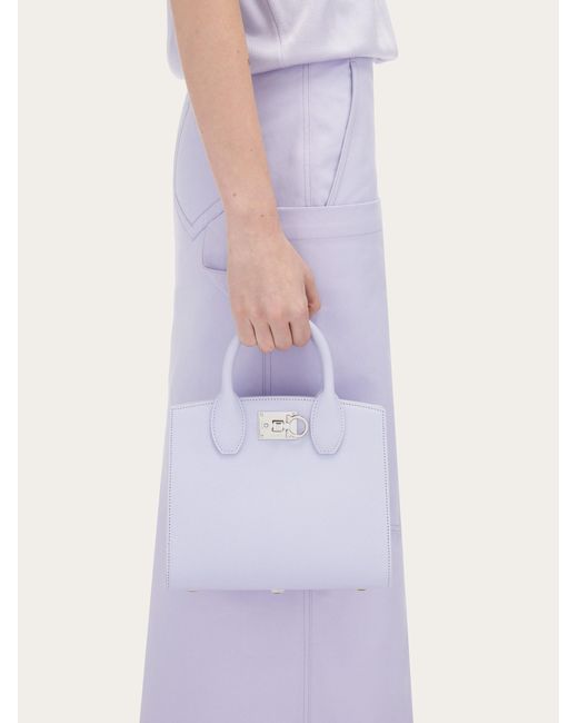 Ferragamo Purple Women Studio Box Bag (s)