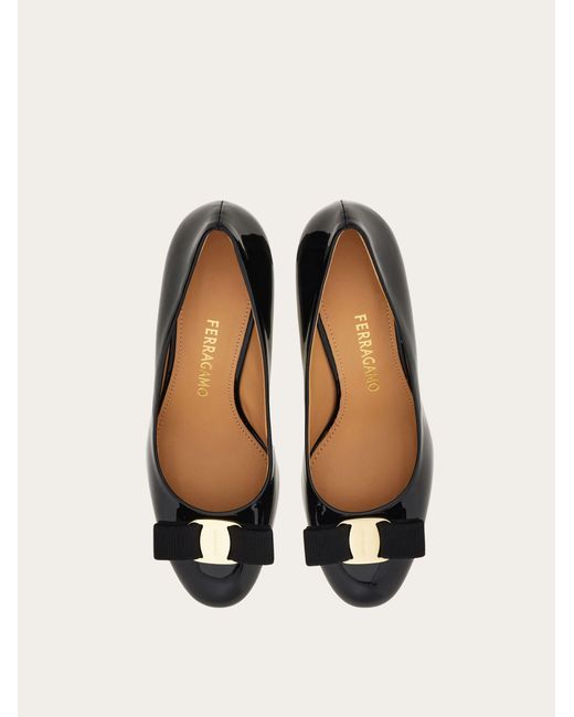 Ferragamo Black Vara Bow Pump .5