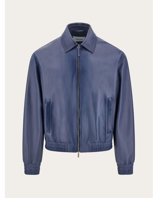 Ferragamo Herren Nappa-Blouson in Blue für Herren