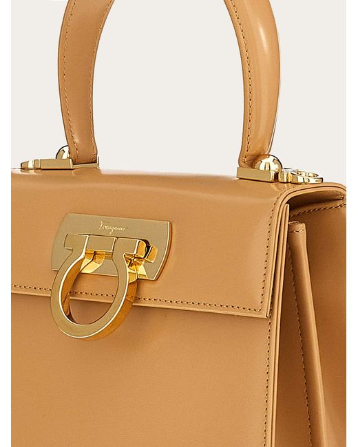 Ferragamo Natural Iconic Top Handle (s)