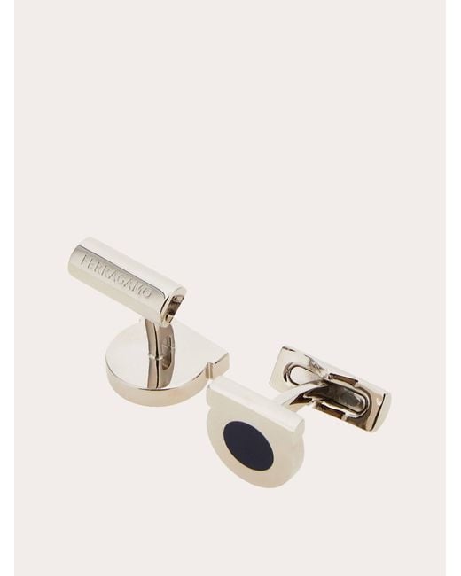 Ferragamo Natural Gancini Cufflinks for men