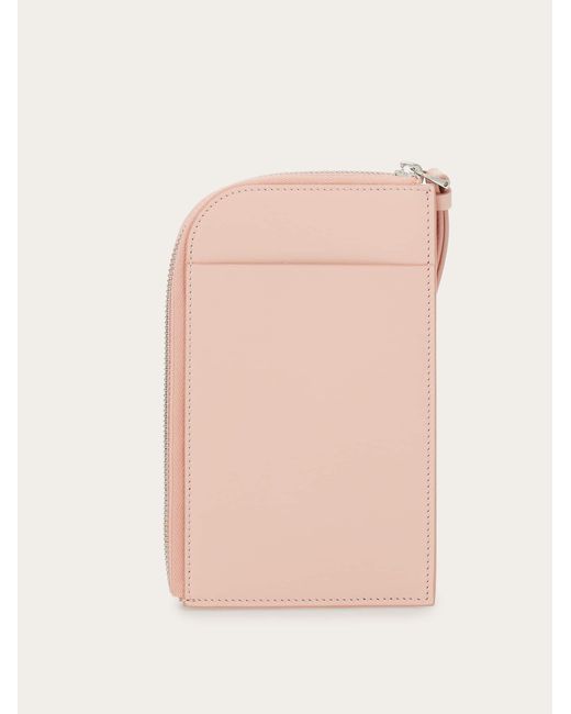 Porta smartphone ornamento Gancini di Ferragamo in Pink