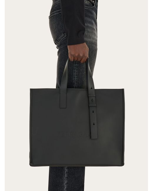Ferragamo Black East-west Tote Bag for men
