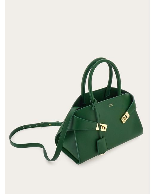 Ferragamo Green Hug Handbag (M)