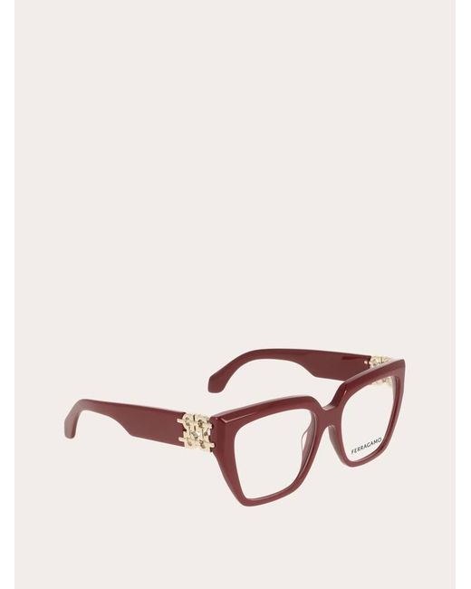 Ferragamo Pink Optical Glasses