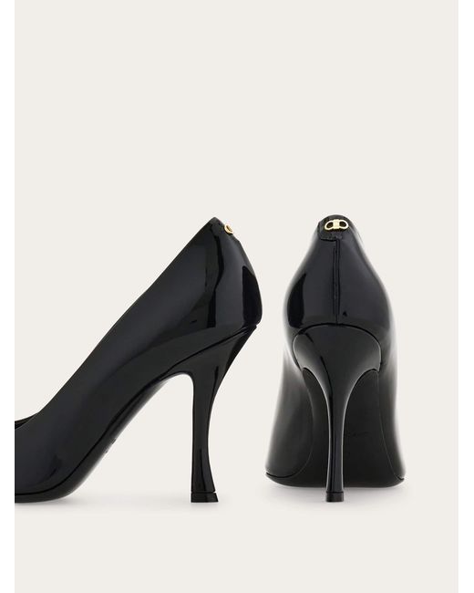 Ferragamo Black Pump Shoe .5