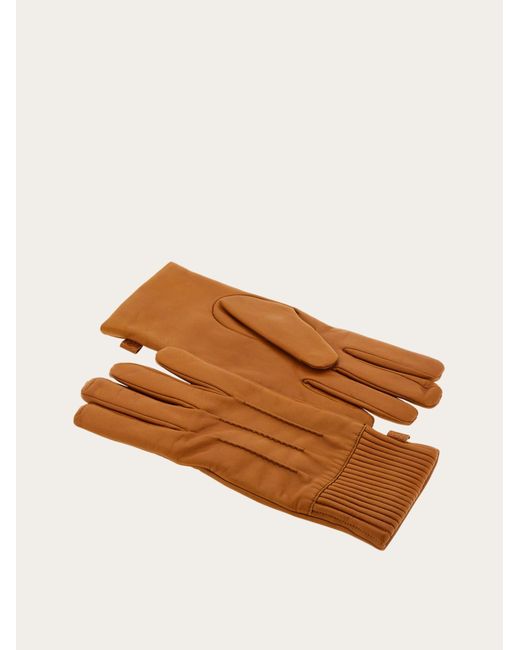 Ferragamo Brown Gloves for men