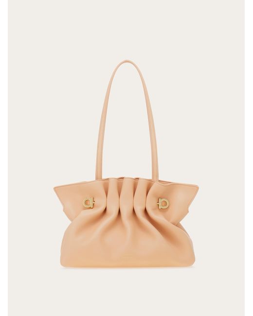 Donna Soft-Bag (S) di Ferragamo in Natural