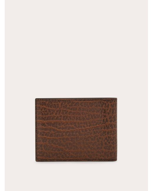 Ferragamo Brown Gancini Wallet for men