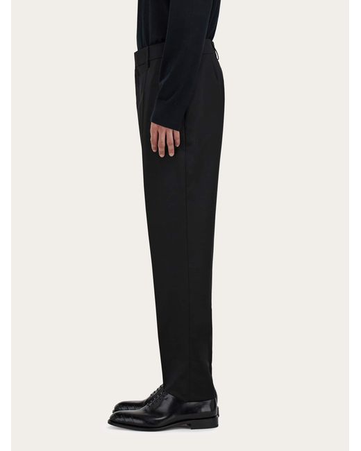 Ferragamo Black Tailored Trouser for men