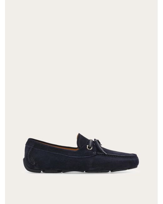 Ferragamo Blue Laced Driver for men