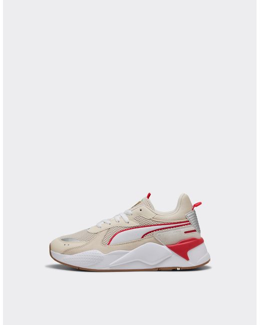 Ferrari White Puma Sneaker For Scuderia Rs-X