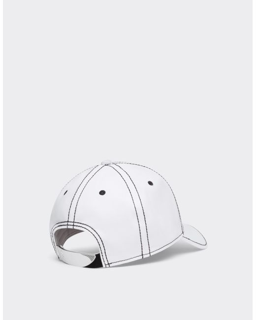 Ferrari White Baseball Cap With Logo