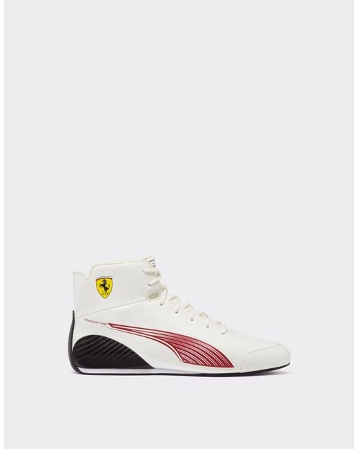 Ferrari White Leclerc Replica Speedcat Pro Trainers For The 2026 Monaco Grand Prix for men
