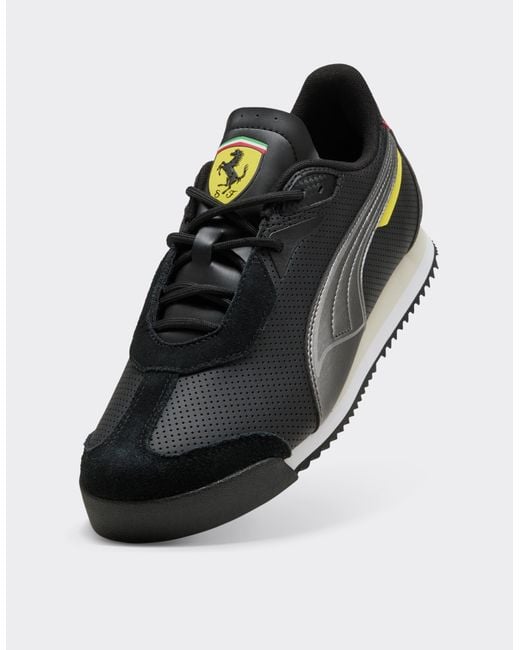 Ferrari Black Puma Sneaker For Scuderia Roma Stradale