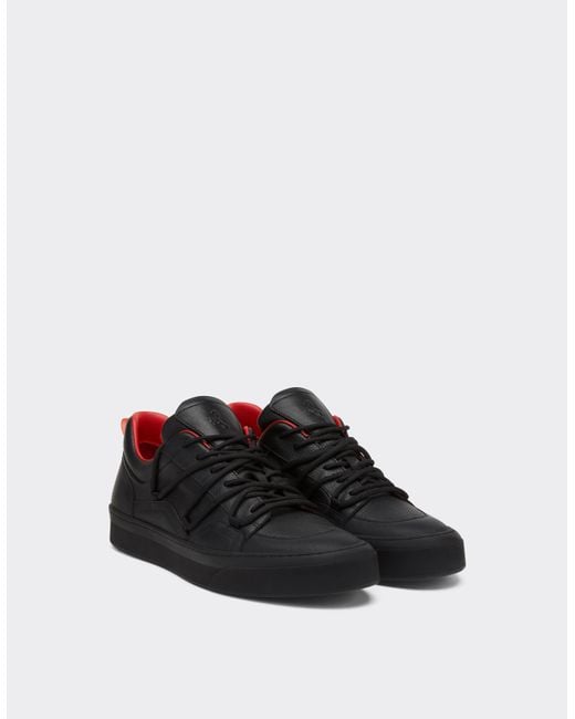 Ferrari Ledersneaker in Black für Herren