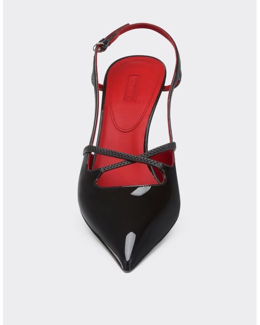 Ferrari White Slingback Shoes