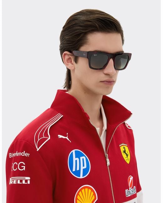 Ferrari Gray Ray-Ban For Scuderia Rb2217M