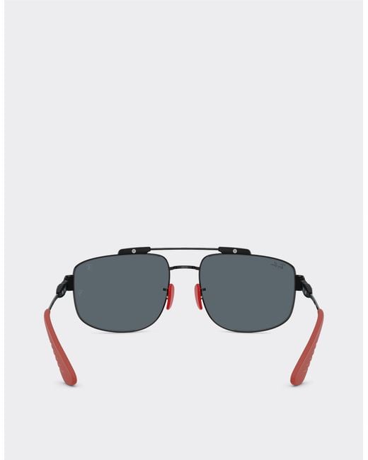 Ferrari Gray Ray-Ban For Scuderia Rb3789M