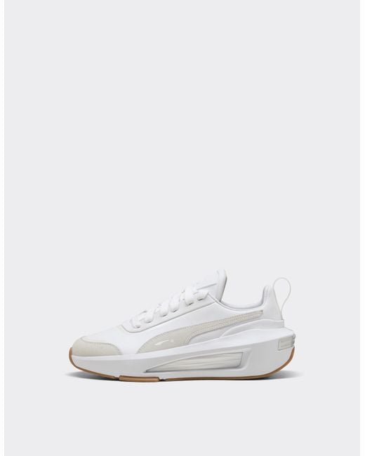 Ferrari White Ultimate Nitro Puma Sneaker For