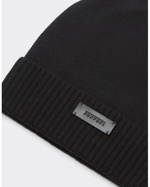 Beanie di Ferrari in Black