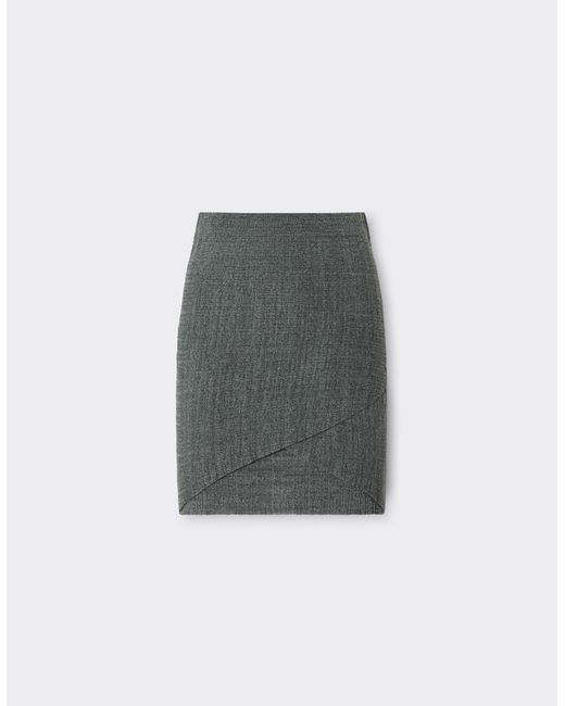 Ferrari Gray Mini Skirt
