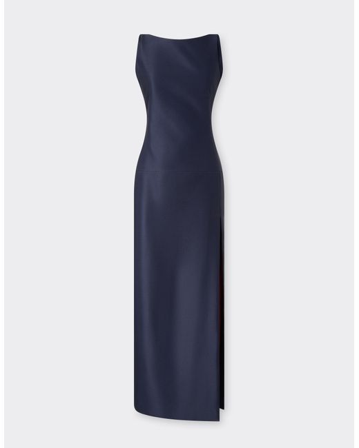 Ferrari Blue Long Dress