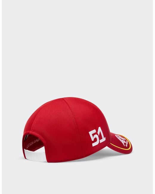 Gorra De Béisbol Hypercar Replica2025 Ferrari de color Red