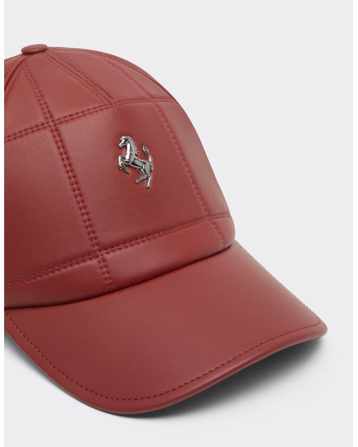 Baseball Cap di Ferrari in Red