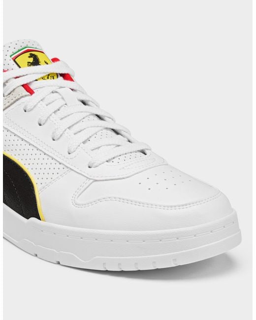 Ferrari White Puma For Scuderia Rbd Game Low Trainers