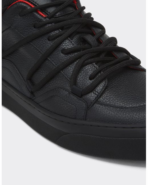 Ferrari Ledersneaker in Black für Herren