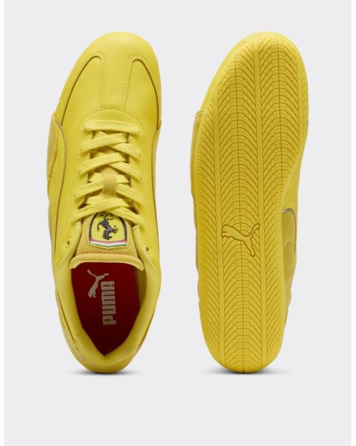 Ferrari Yellow Puma Sneaker For Scuderia Speedcat