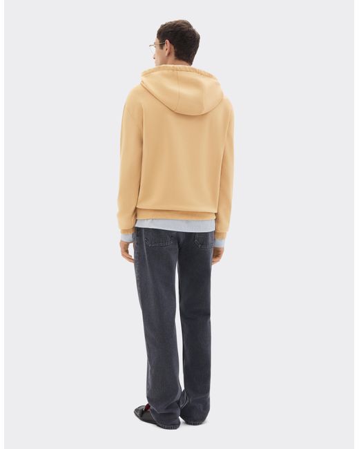 Ferrari Natural Hoodie With Patch for men