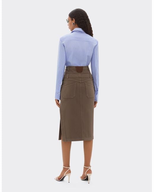 Ferrari Blue Monogram Pattern Shirt