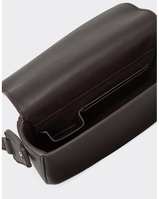 Ferrari Gray Mini Messenger Bag for men