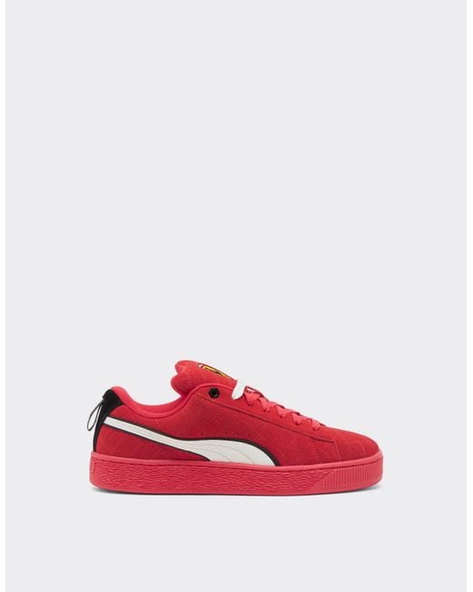 Ferrari Red Puma For Scuderia Suede Xl Hero Trainers