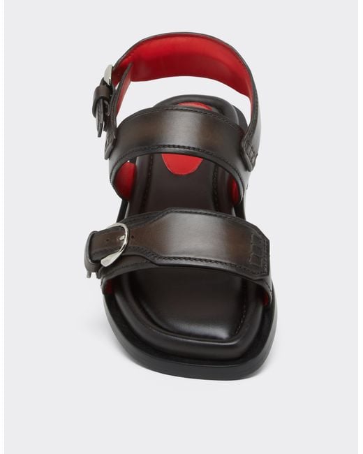 Ferrari White Flat Sandal for men