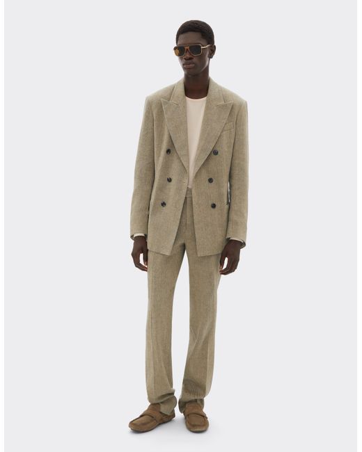 Ferrari Natural Délavé Twill Blazer for men