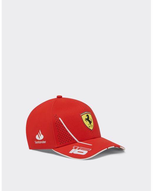 Ferrari Red 2024 Scuderia Team Replica Leclerc Hat