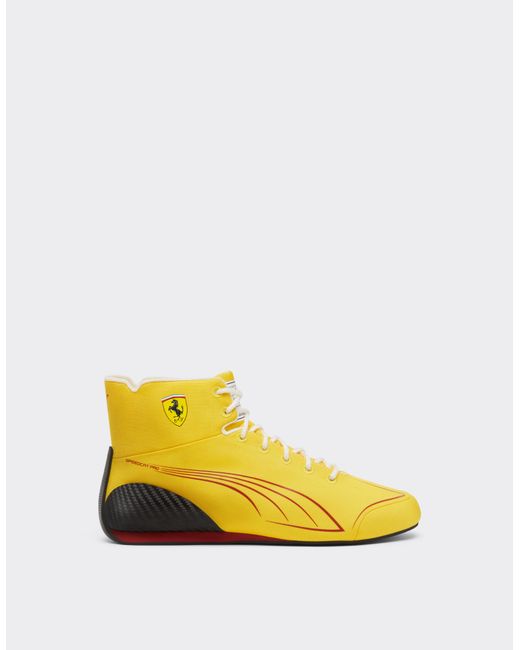 Ferrari Yellow Puma Sneaker For Scuderia Speedcat Pro Silverstone for men