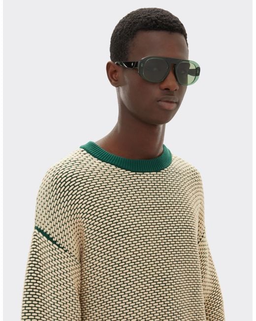 Ferrari Green Sunglasses