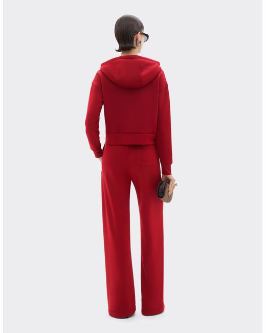 Ferrari Red Technical Jersey Hoodie