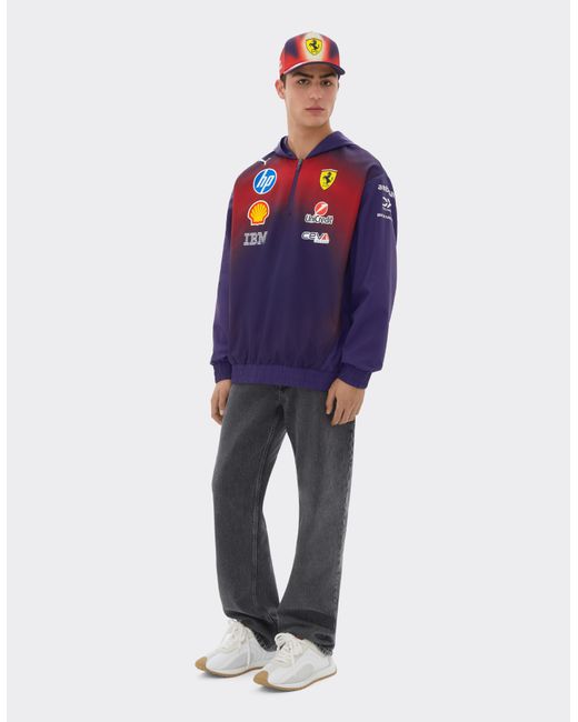 Ferrari Blue Puma Replica Hoodie For Scuderia Hp China 2026 for men