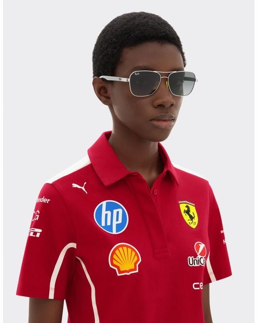 Ferrari Metallic Ray-Ban For Scuderia Rb8336M