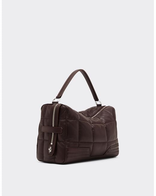 Ferrari Brown Gt Soft Mini Bag
