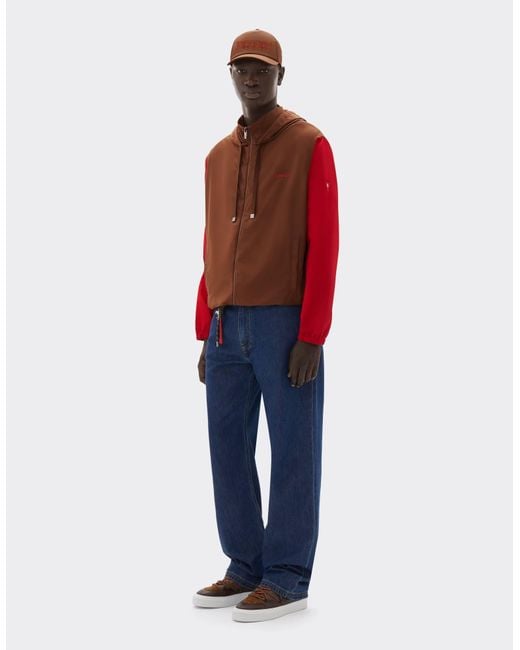 Ferrari Red Windbreaker For The 2026 Monaco Grand Prix for men