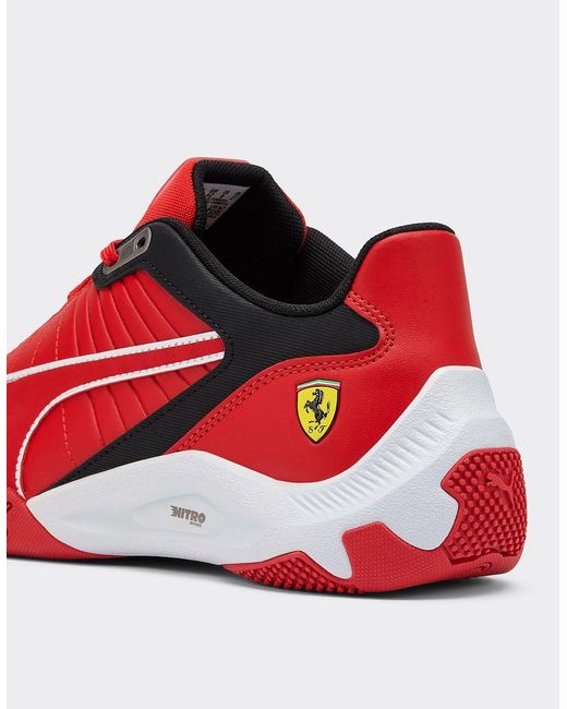 Ferrari Kart Cat Nitro Puma Shoes For Scuderia in Red Lyst UK