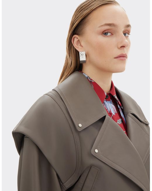 Ferrari Natural Rubberized Nappa Leather Blouson