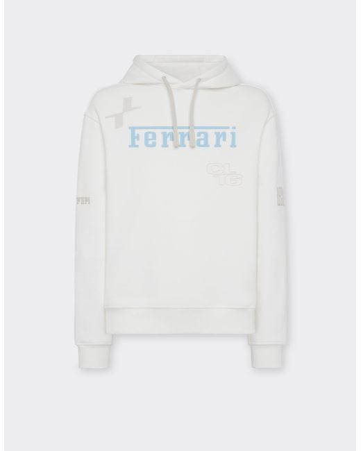 Sudadera Con Capucha X Charles Leclerc Ferrari de hombre de color White