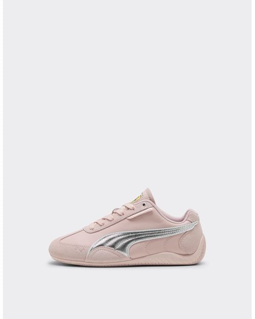 Ferrari Pink Puma Sneaker For Scuderia Speedcat